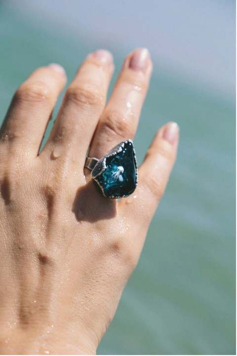 Handmade ring detail