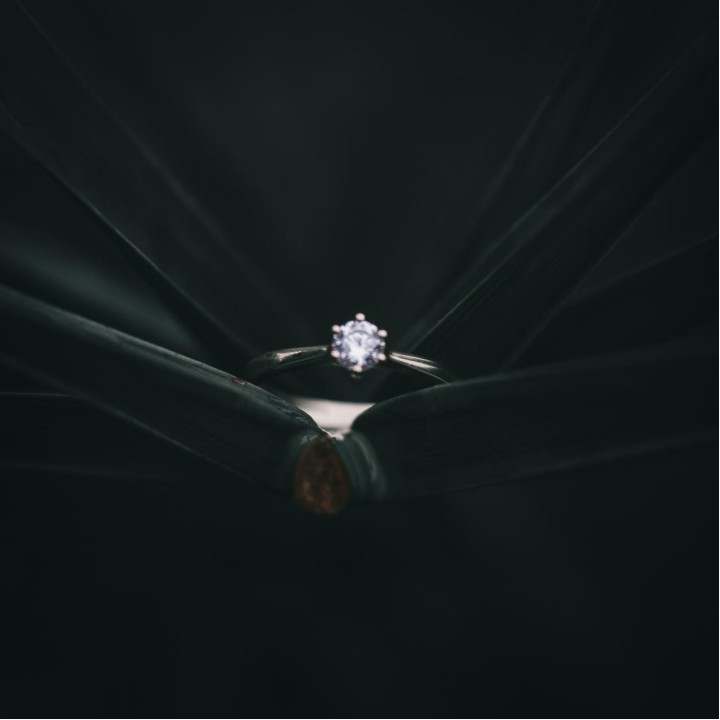 Matte finish wedding band