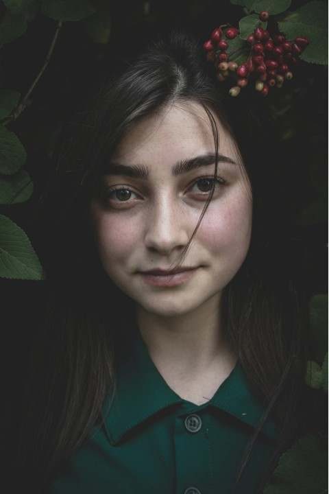 Designer face photo